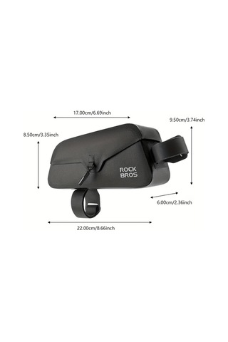 Willowhaven Red Bicycle Magnetic Lid Top Tube Bag With Straps Portable Front Frame Pack Cycling Storage For Mtb Road Bike Haki