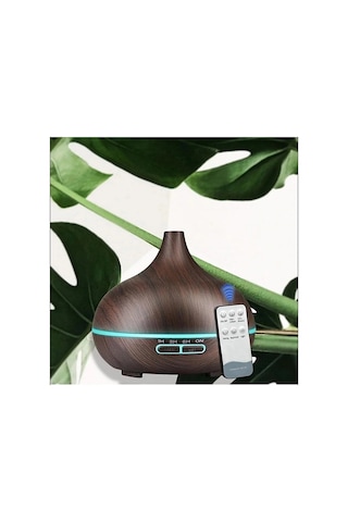 Vothoon Hava Nemlendirici 7 Led Işıklı Aromatik Oda Kokusu 550 Ml Kahve Aroma Difüzörü Buhar Makinası