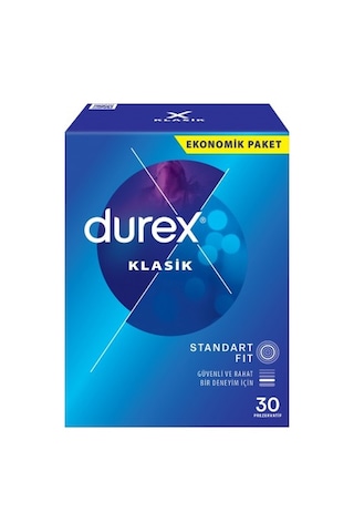 Durex Klasik Prezervatif 30'lu