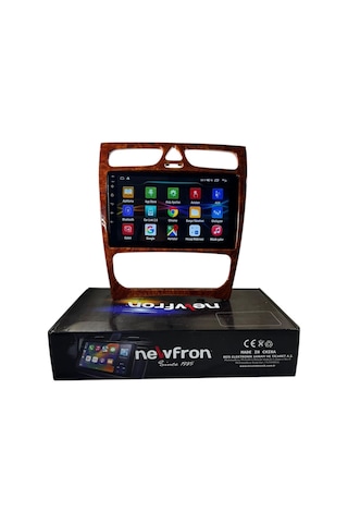 Mercedes C Class 2002-2004 Newfron 6-64 Tam Profesyonel Oem Multimedia 9"