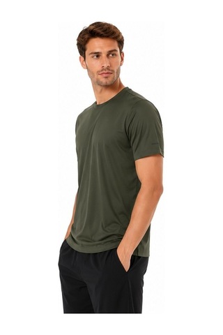 Cazador 45010 Erkek Bisiklet Yaka Haki Tshirt
