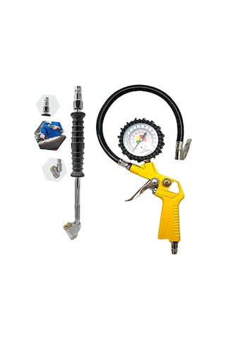 Moonshop Pro Germany Seri Saatli Lastik Şişirme Tabancası Hava Tabancası