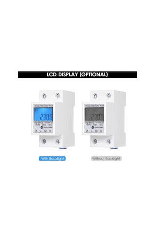 Reedark "230v Tek Fazlı Led Ekranlı Elektrik Sayacı - Dds662 Model, 5-80a Akım"
