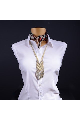 Mohawk Kolye - Silver Gümüş