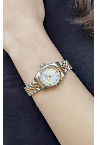 Daniel Klein Dke.1.10846-5 Metal Kordon Metal Kasa 3 Atm Suya Dayanıklı Metalik-rose Renk Kadın Kol Saati Metalik Gri - Rose Gold