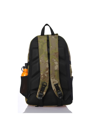 Strong Bag Strong 17-18.4 İnch Laptop Bölmeli Büyük Boy Sırt Çantası ,dağcı Çantası,seyahat Kamp Çantası Yeşil Kamuflaj