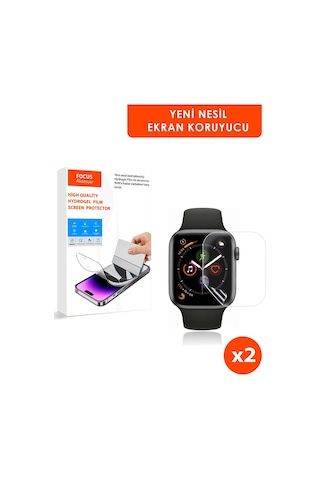 Xiaomi Watch S3 2 Adet Kırılmaz Cam Özel Kesim Hydrogel Film Şeffaf