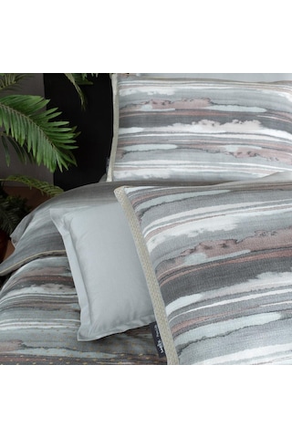 Sarev Juno Gri King Size %100 Pamuk Nevresim Takımı Gri