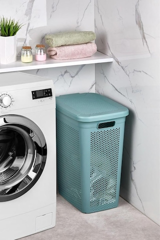 Slim İnce Dar Alan Banyo Kirli Çamaşır Sepeti, Can.980 Çok Renkli