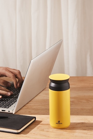 Karaca Rainbow Paslanmaz Çelik Termos 350 ML Sarı