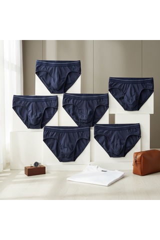 Bonbon Erkek 6'lı Paket Lacivert Renk Slip Bb2788