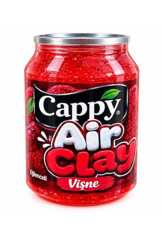 Aır Clay Oyun Jeli Yumuşak Esnek Kolay Şekil Alan Slime 10cm Sukuşi Kırmızı