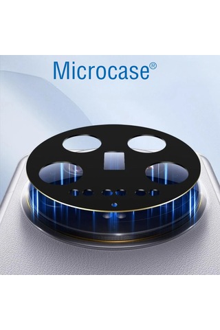 Microcase Xiaomi 14 Ultra Uyumlu Kamera Lens Koruma Halkası - Kapalı Tasarım -siyah Al3401