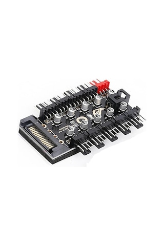 4988 10 Port Fan Power Sata Güç Switch Pwm Çoklayıcı