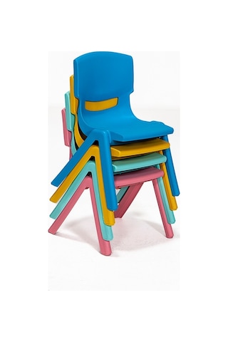 Modalife Junior 6 Adet Kreş Anaokulu Çocuk Sandalyesi Sert Plastik