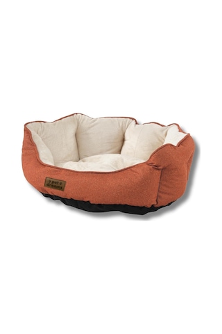 Pet Dreams Sprit Lüks Kedi/köpek Yatağı, Kaymaz Altlık, Sertifikalı Kumaş, Yıkanabilir, Silikon Elyaf Dolgulu Tu