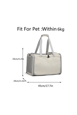 Hqgoodstore Yeni Evcil Hayvan Dışarı Taşınabilir Nefes Alabilen Katlanabilir Taşınabilir Büyük Kapasiteli İki Küçük Kedi Dış Çanta Pembe