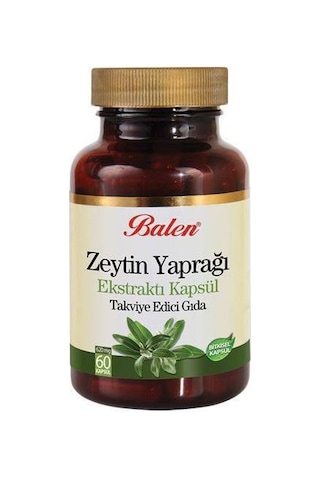 Balen Zeytin Yaprağı Ekstraktı 620 MG 60 Kapsül