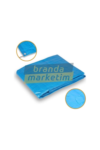 Ebatlı Çadır Branda 8mtx8mt Mavi Ebatlı Çadır Branda 8mtx8mt Mavi