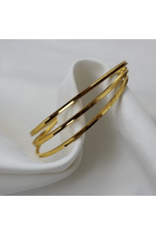 Ajda I Nce Minimal Imitasyon Altın Bilezik Gold