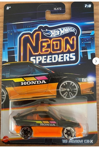 Hot Wheels Neon Speeders '85 Honda Cr-x Siyah Hot Wheels Neon Speeders '85 Honda Cr-x Siyah