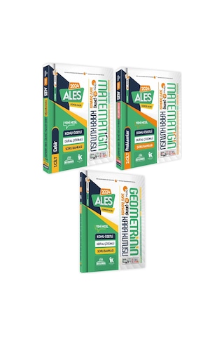 Ales Matematik 1.-2.cilt Ve Geometrinin Kara Kutusu Konu Özeti