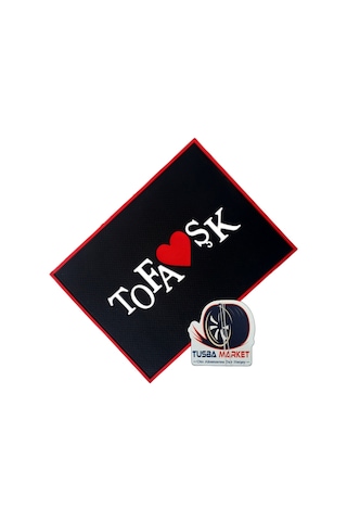 Tofaş Uyumlu 5 Parça Siyah Oto Halı Paspas / Tofaş Uyumlu Araç Oto Seyahat Boyun Yastığı