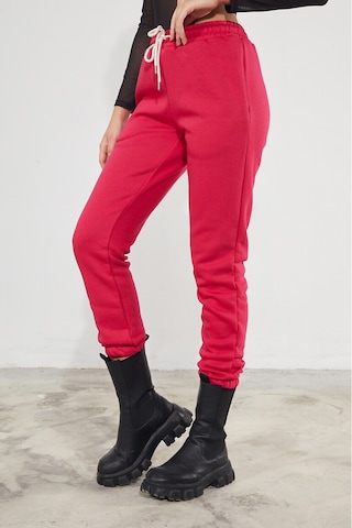 Twenty3 Kadın Basic 3 İplik Şardonlu Paçası Lastikli Kalın Jogge