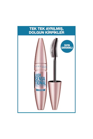 Maybelline New York Lash Sensational Waterproof Maskara Siyah