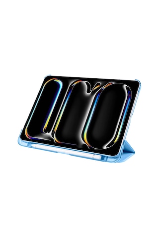 Apple Uyumlu iPad Pro 11 2025 M5 Zore Smart Cover Kalem Bölmeli Standlı 1-1 Kılıf Kapaklı Kılıf