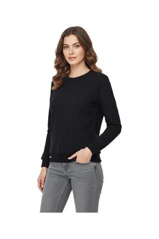 Linsolita Kadın Sıfıryaka Sweatshirt Bgl-st05116 Siyah