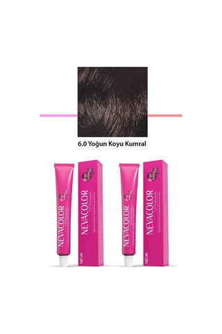 2 Li Set Premium 6.0 Yoğun Koyu Kumral - Kalıcı Krem Saç Boyası 2 X 50 G Tüp