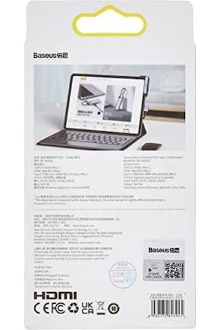 Padjoy 4-port Type-c Hub -gri