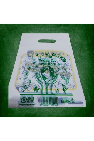 Merpak Baskılı Poşet Gözlük Poşeti El Geçme 22 x 32 CM 5 KG