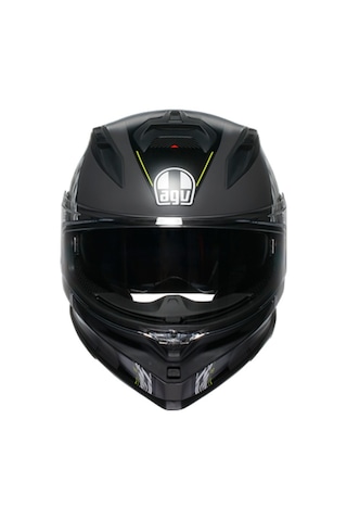 Agv K7 Mplk Kyber Motosiklet Kaskı Mat Gri - Neon Sarı
