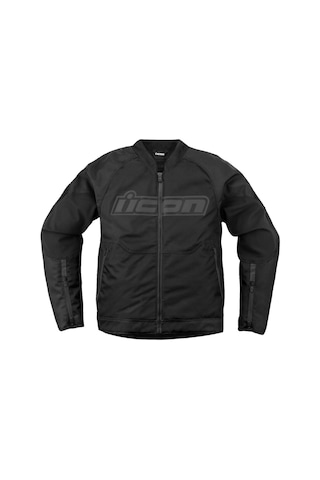 Icon Overlord 3 Korumalı Motosiklet Montu Siyah