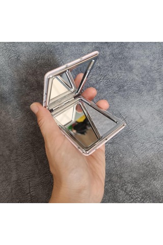 Cep Ayna Pokemeon Pikachua Makyaj Çanta Seyahat Taşınabilir Ayna Kozmetik Büyüteç Kompakt Çok Renkli