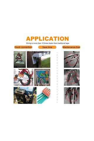 Reedark 130 Parça Kolay Kablolama Bağlantı Seti - 32a 250v Hızlı Bağlantı Konektörleri 0.08-4mm²