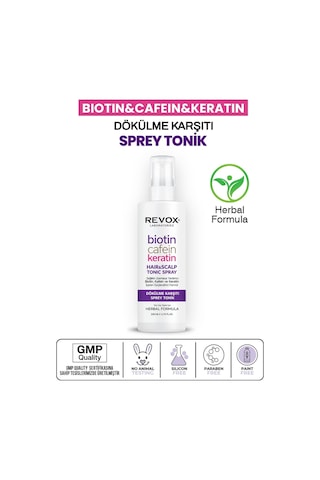 Revox Biotin Kafein ve Keratin İçeren Sprey Tonik 200 ML