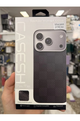iPhone Uyumlu 17 Pro Max Knt Karbon Magsafe Kılıf No4