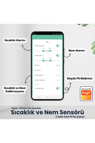 Zigbee Sıcaklık Ve Nem Sensörü