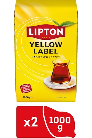 Lipton Yellow Label Siyah Çay 2 x 1 KG