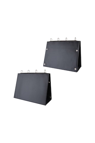 Prezantasyon Yatay Evrak Klasörü 4 Halkalı 250 Yaprak Kapasiteli 24x32,3 Cm Siyah