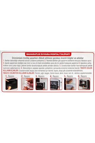 12 Li Standlı Kaşıklı Ve Kapaklı Baharatlık 12 Li Siyah