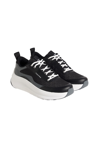 Erkek Chunky Runner Laceup Mix Aop Ayakkabı Ym0ym0145601f Siyah
