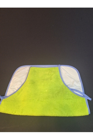 Peluş Mutfak Önlüğü / Su Geçirmez Yeşil Başak Ev Tekstili