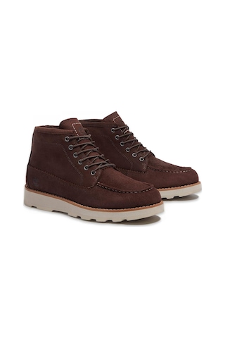 Timberland Tb0a6cep Britton Mills Mid Lace Up Chukka Boot Erkek Bot Kahverengi
