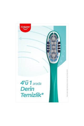 Colgate 360 Komple Ağız Temizliği Çok Yönlü Koruma Yumuşak Diş Fırçası 1+1 Fırça Kabı Hediye