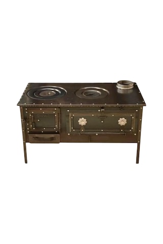 Altaş Güral Kuzine Soba 4 Mm Çok Amaçlı Bahçe Tipi Kuzine Soba Özel El Yapımı Soba
