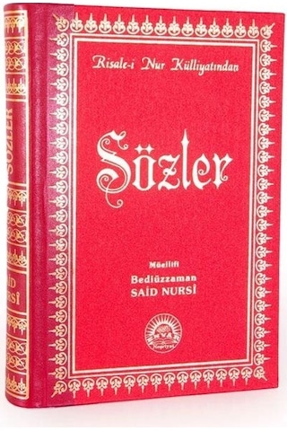 Sözler / Risalei Nur Tercümesi Büyük Boy, Sırtı Deri, Kod:001...